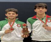 Francisco Ribeiro campeão da europa de Karate Shotokan, Pedro Costa medalha de bronze
